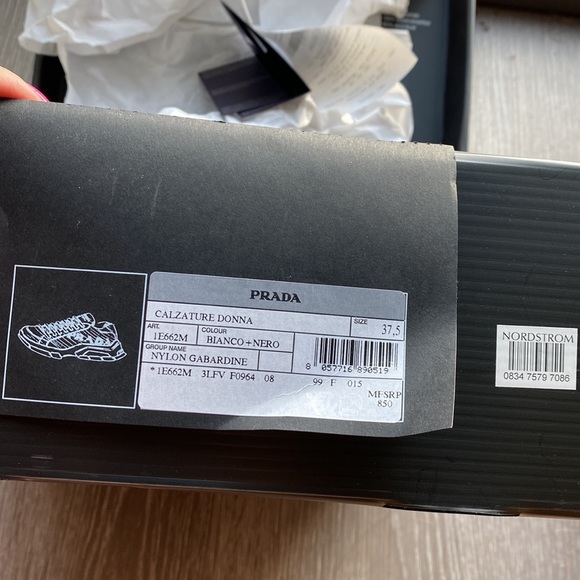 Prada Re-Nylon Sneakers 1000% Authenticated - 37 1/2 Please Read Description - Picture 14 of 16
